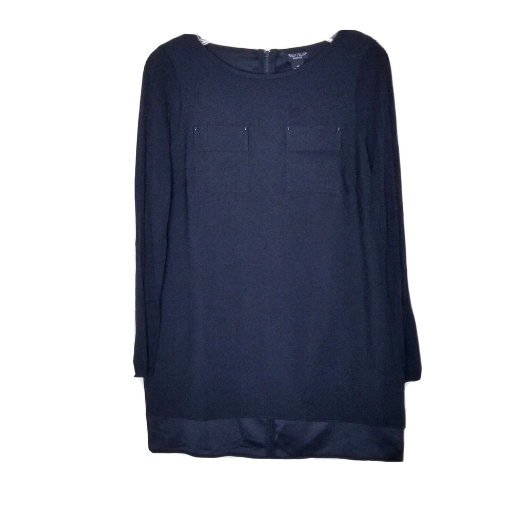 White House Black Market Tunic Top Women Size 6P Side Slit